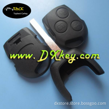 High quality 3 buttons ford focus remote key 433mhz remote key with 4D63 chip
